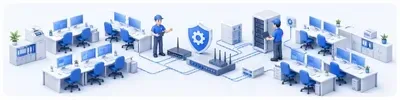 ИТ обслуживание организаций от 8 до 100 компьютеров