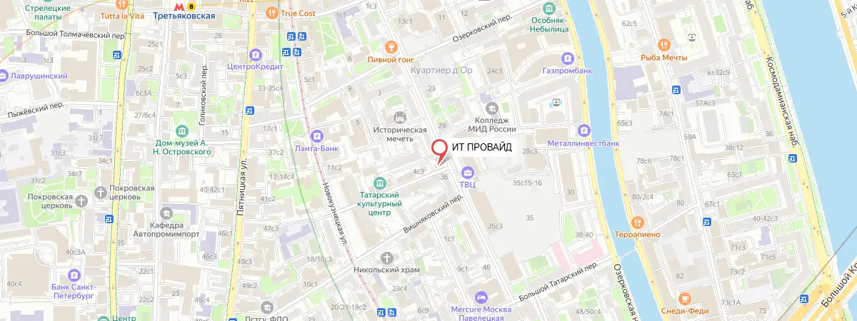 Карта ИТ ПРОВАЙД ИТ обслуживание организаций